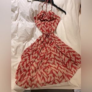 5/$25 Armani exchange NWOT red silky chiffon dress